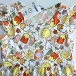 فستان بناتي   lc قطن  رسمة  كاندي