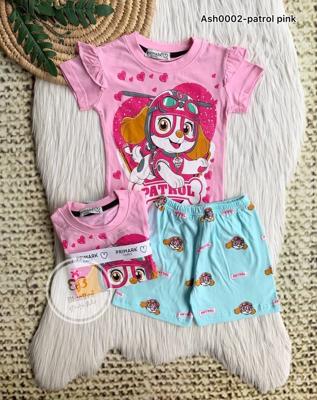 file_127 Paw patrol بجامة بناتي تيشرت وشورت - الصورة 1