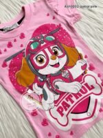 ⁦Paw patrol بجامة بناتي تيشرت وشورت⁩ - الصورة ⁦2⁩