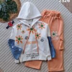 طقم سواريه بناتي اربع قطع فيونكه