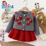 طقم بناتي فراولة رودينا